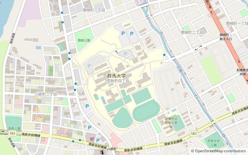Université de Gunma location map
