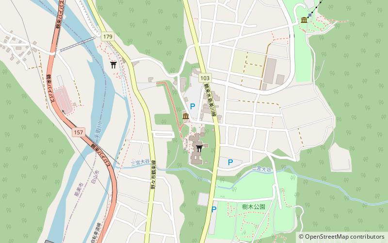 Shirayama Hime-jinja location map