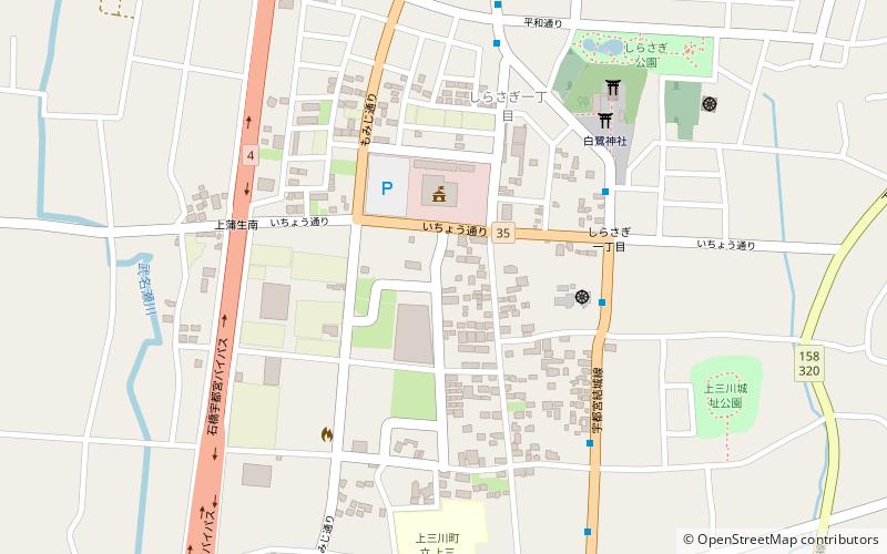 kawachi district kaminokawa location map