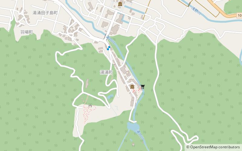 Yuwaku Onsen location map