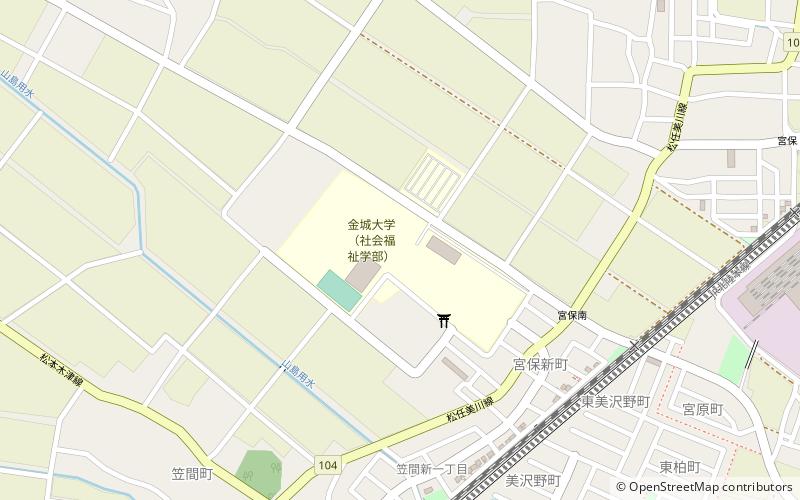 Kinjo University location map