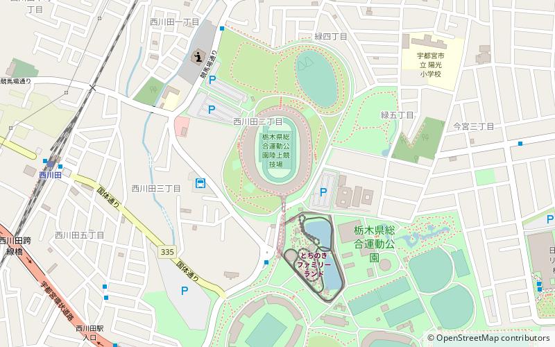 Kanseki Stadium Tochigi location map