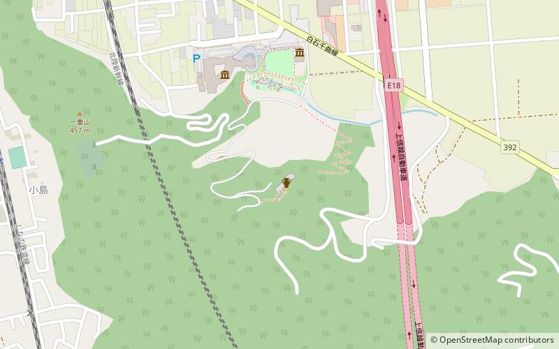 Mori Shogunzuka Kofun location map