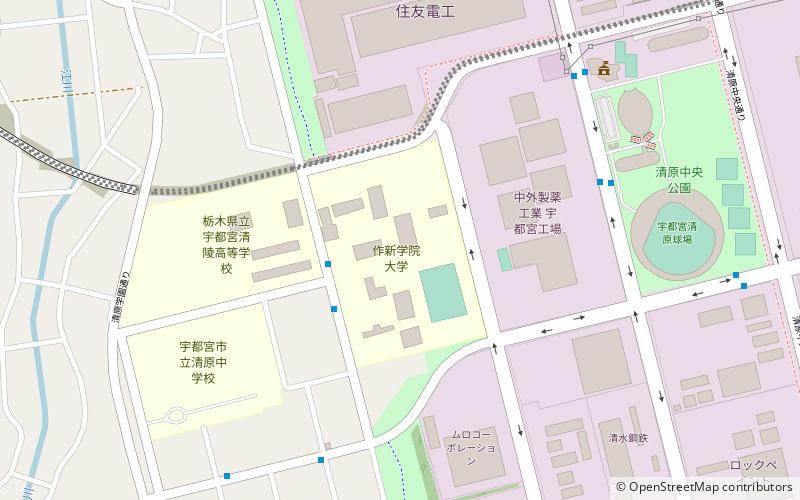 Sakushin Gakuin University location map