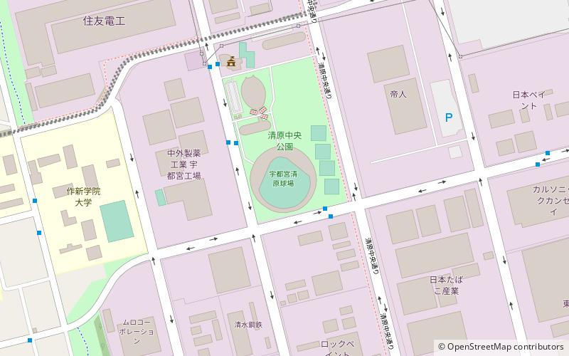 Kiyohara Baseball Stadium location map
