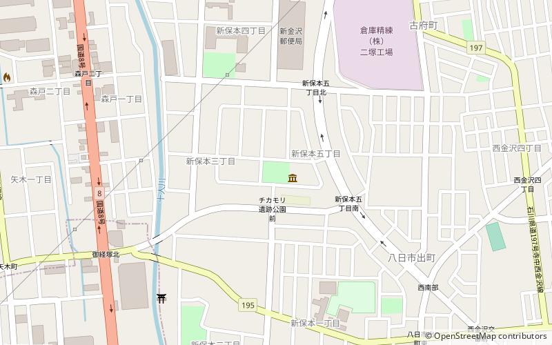 Chikamori Site location map