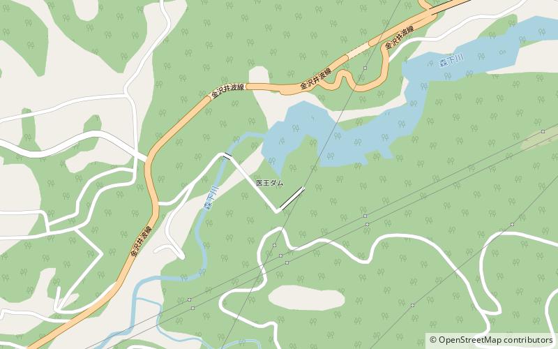 Iō Dam location map