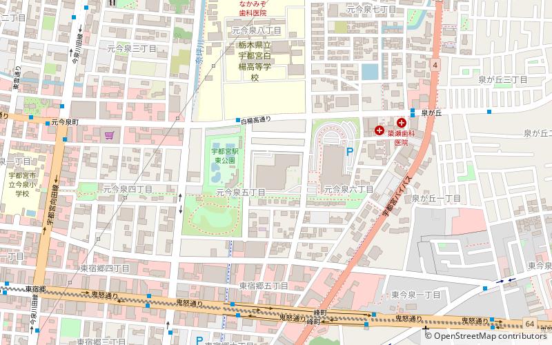 Brex Arena Utsunomiya location map