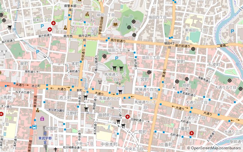 Futaarayama Shrine location map