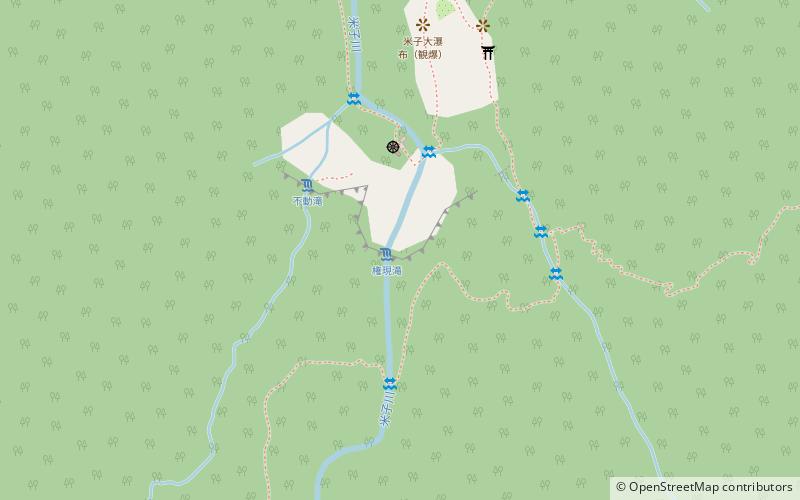 Yonako Falls location map