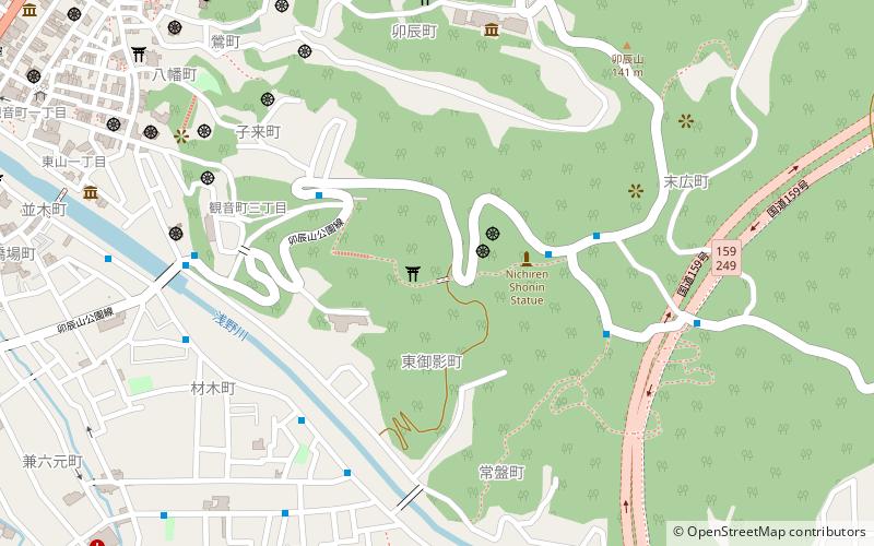 Toyokuni Shrine location map