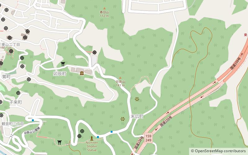 Mount Utatsu location map