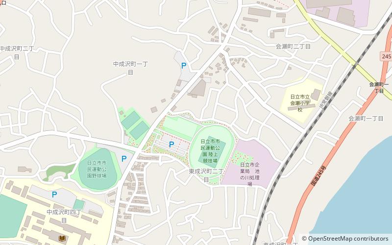 hitachi city ikenokawa sakura arena location map