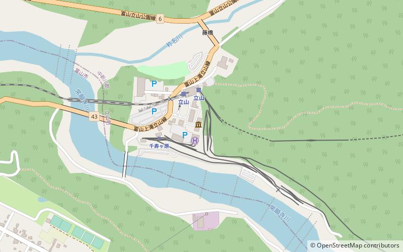 Tateyama Caldera Sabo Museum location map