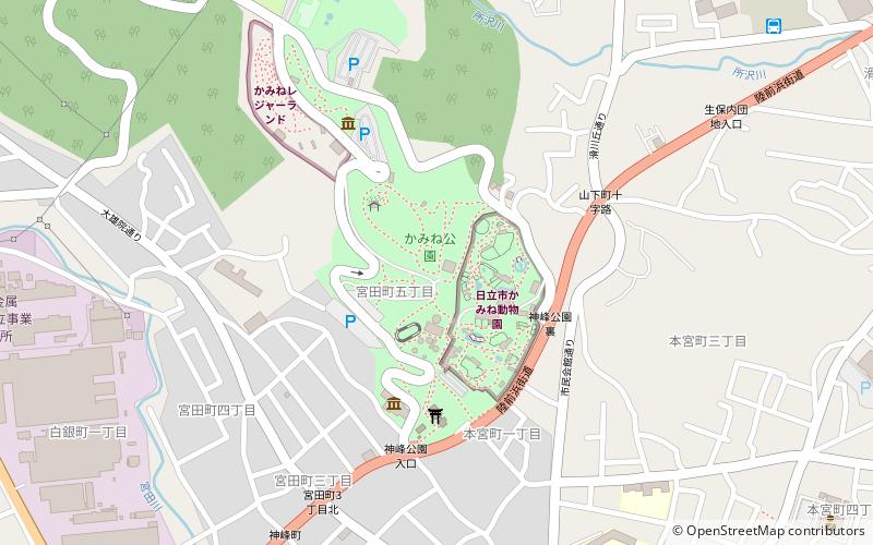 Kamine gong yuan location map