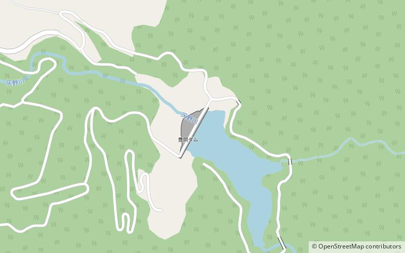 Toyooka Dam location map