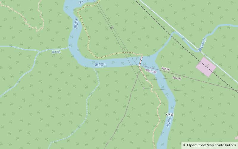 Kurobe Gorge location map