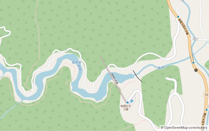 ryujin big suspension bridge hitachiota location map