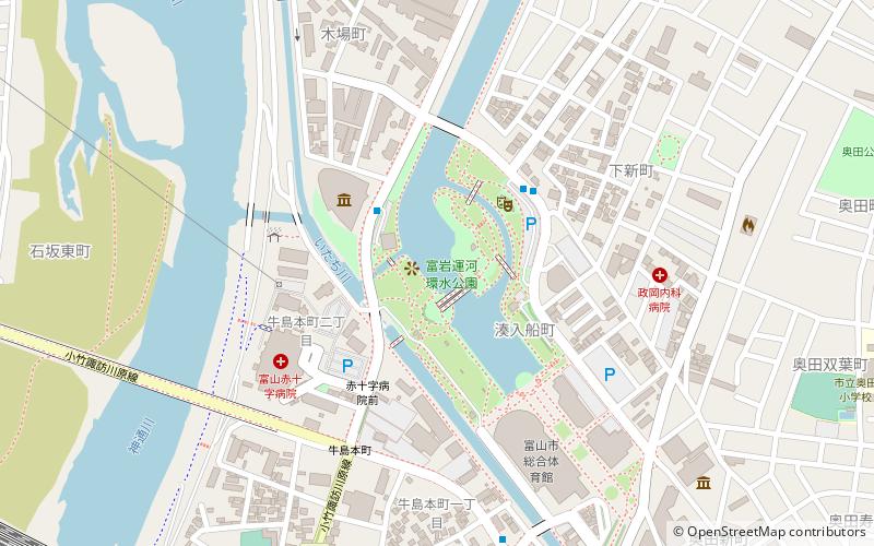Toyama Canal Park location map