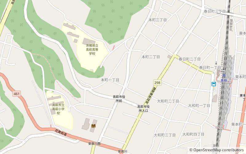 Takahagi location map