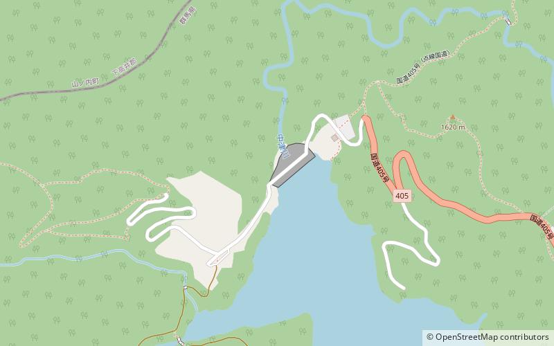 Nozori Dam location map