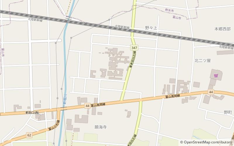 toyama college location map
