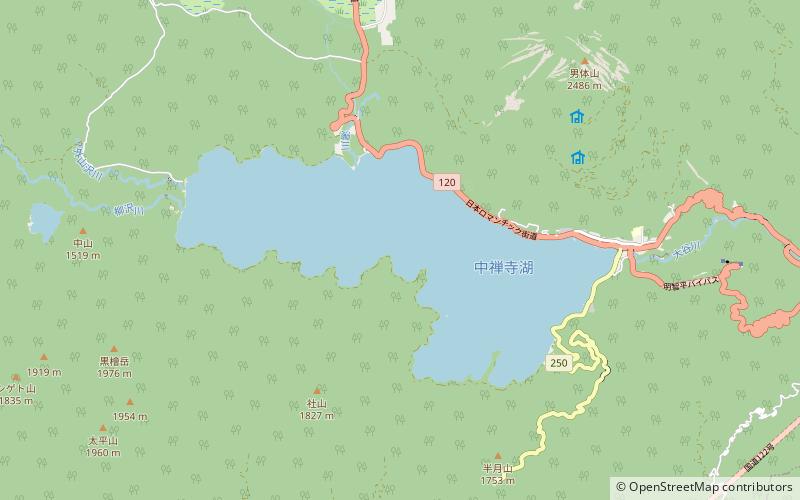 Lake Chūzenji location map