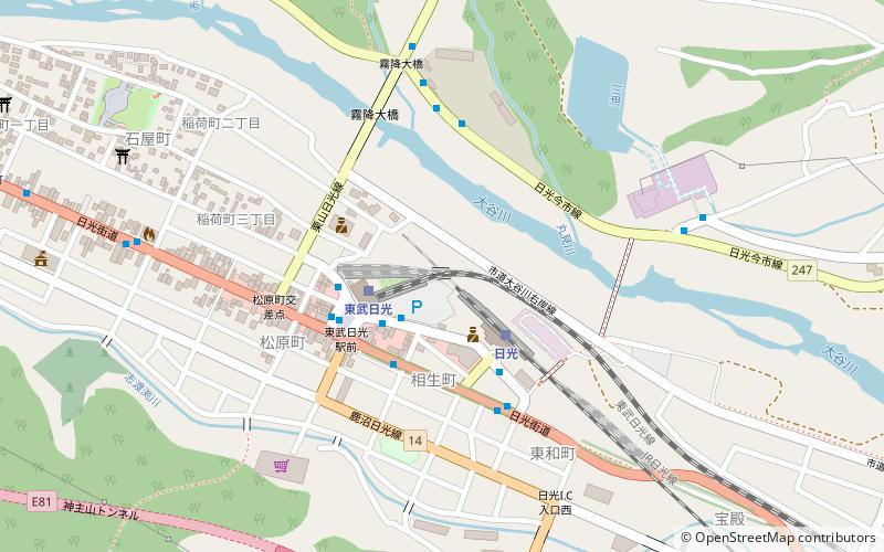 tobu nikko line nikko location map