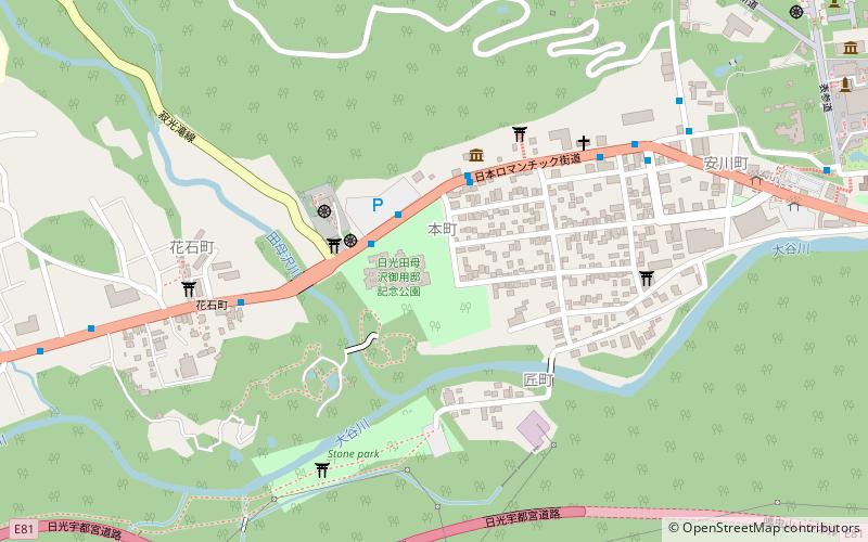 Tamozawa Imperial Villa location map