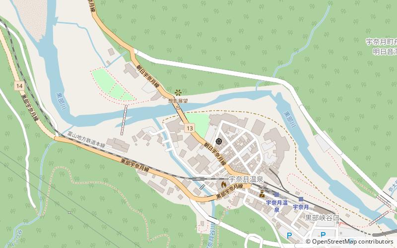 Unazuki Onsen location map