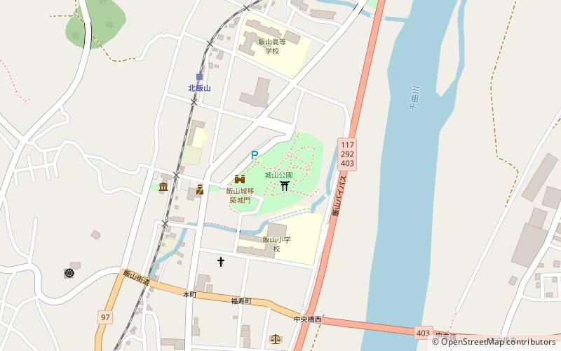 Iiyama Castle location map