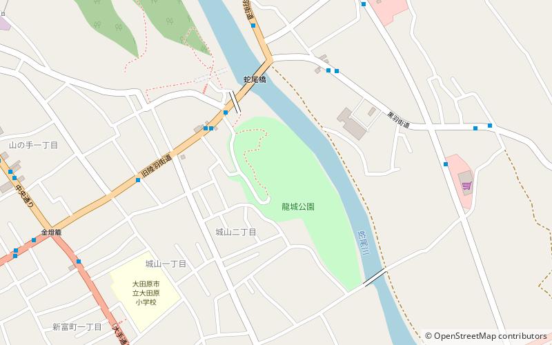 Ōtawara Castle location map