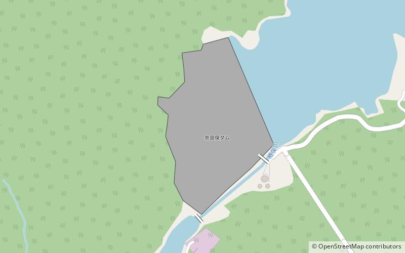 Naramata-Talsperre location map