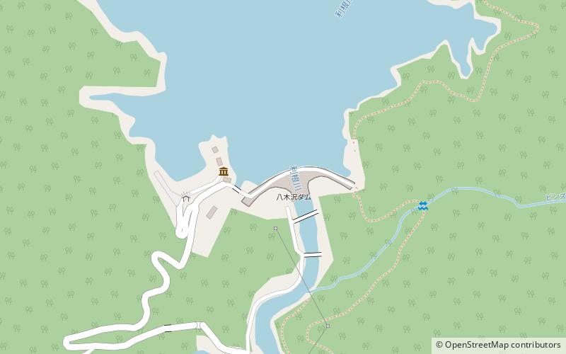 Yagisawa Dam location map
