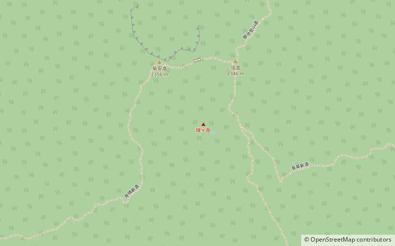 Mount Hiuchigatake location map