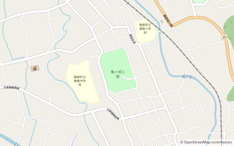Tanagura Castle location map