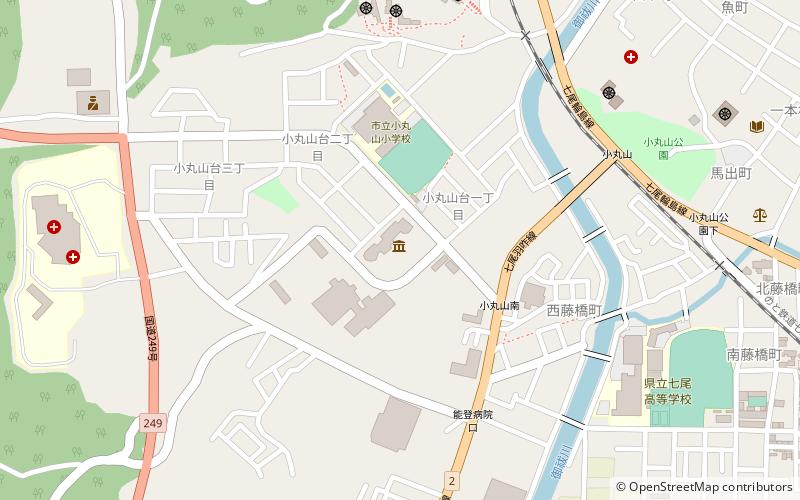 Ishikawa Nanao Art Museum location map