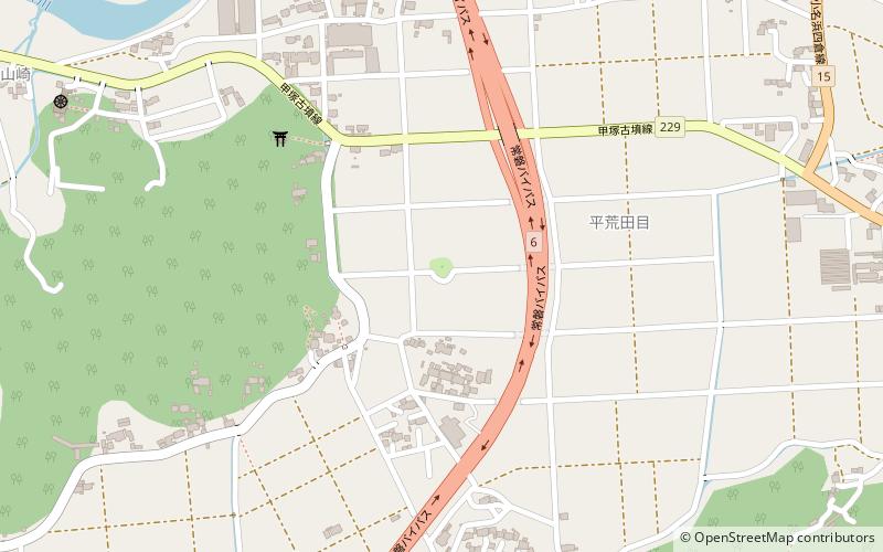 Kabutozuka Kofun location map