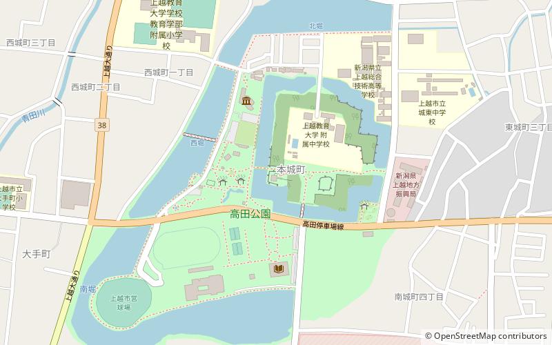 Takada Castle location map