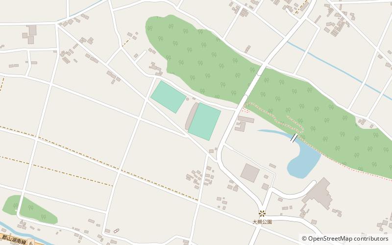 Koriyama West Soccer Stadium location map