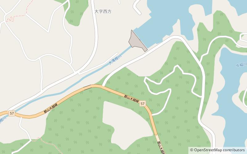 Miharu Dam location map