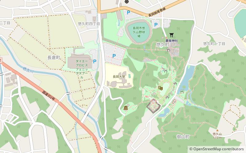 Nagaoka University location map