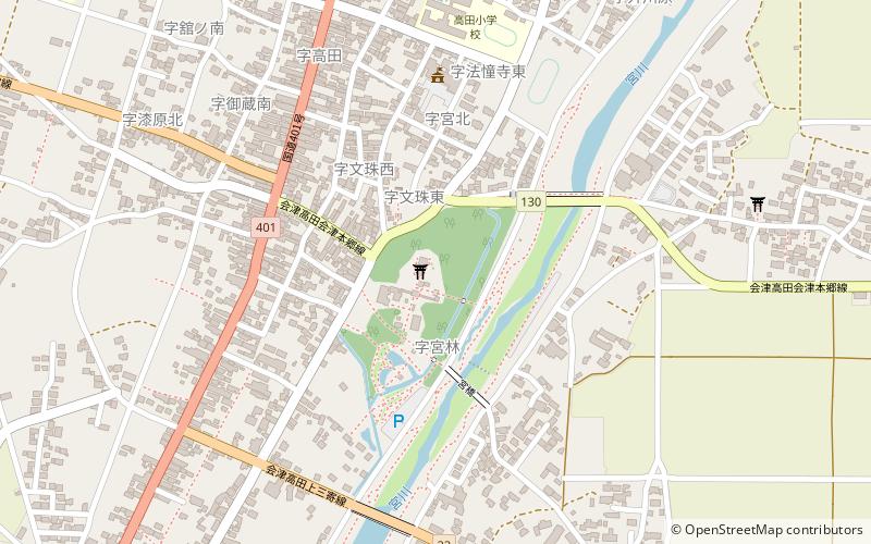 Isasumi Shrine location map