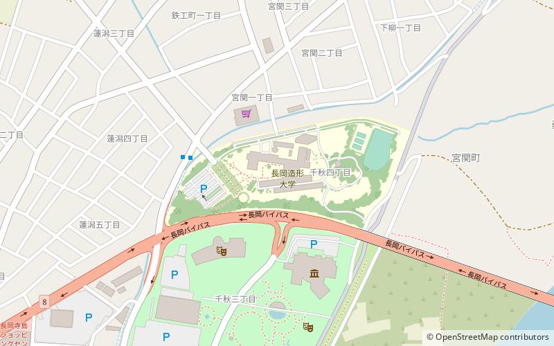 Nagaoka Institute of Design location map