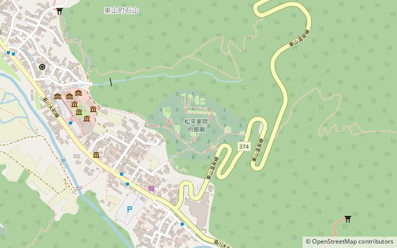 Aizu Matsudaira clan cemetery location map