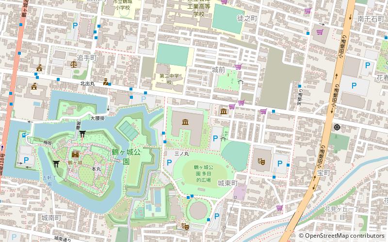 Fukushima Museum location map