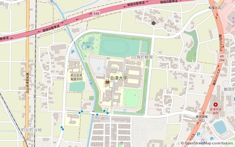 Université d'Aizu location map