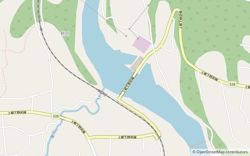 Kaminojiri Dam location map