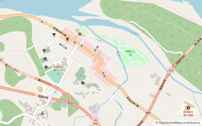Aga location map