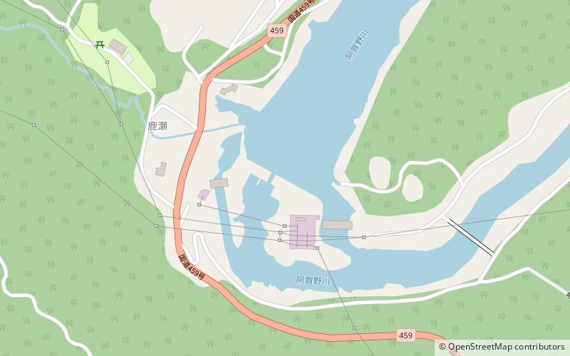 Kanose Dam location map